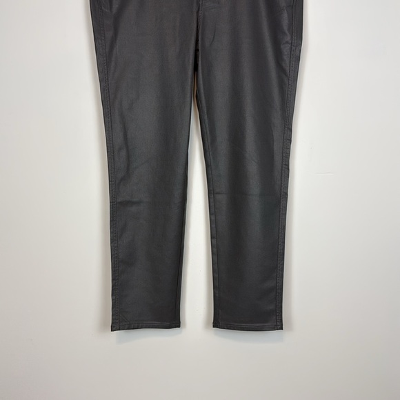 Chicos Denim Coated Slim Jeans in Moonwalk. Dark Gray. Size 3.5R or 18R. NWT. - Picture 4 of 10